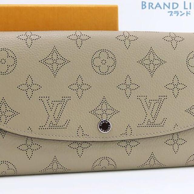 今季一番 LOUIS VUITTON 超美品ルイヴィトンマヒナポルトフォイユイリス二つ折り長財布ガレベージュM6014 財布 