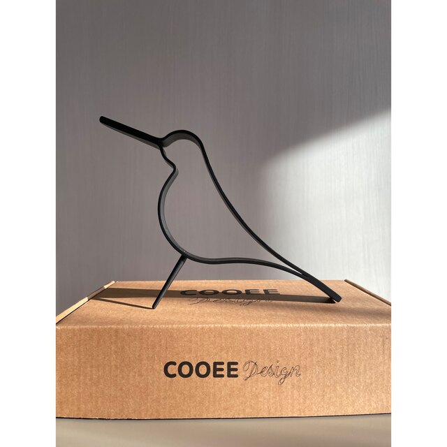 Cooee design ウッドバード S ブラック 14cm クーイーデザイン