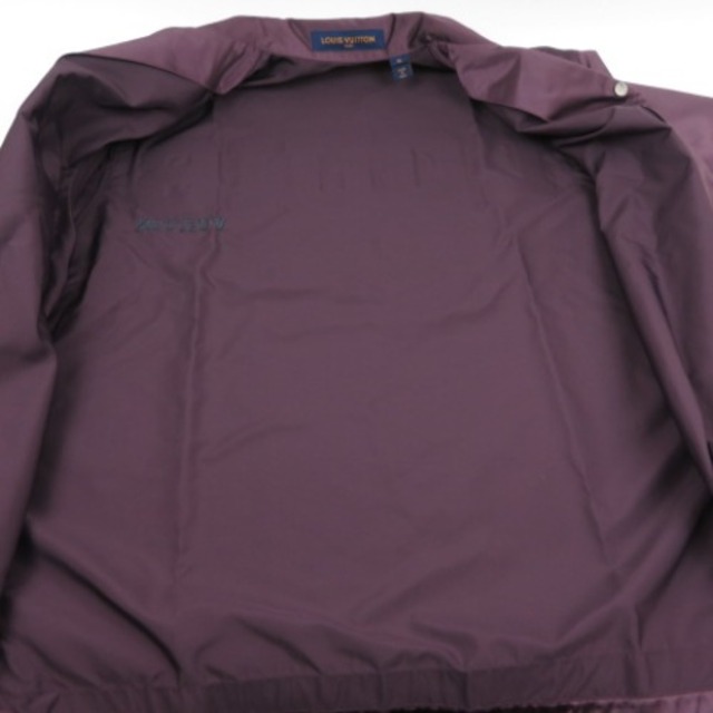 【となります】 綺麗 LOUIS VUITTON ルイヴィトン 服 半袖 XL 蛇革 トップス ナイロンジャケット ナイロン/パイソン ダークパープル メンズ カテゴリ
