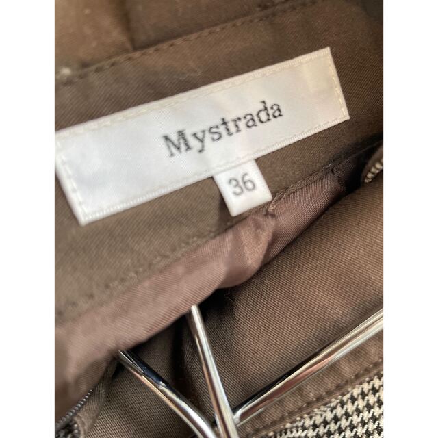 Mystrada(マイストラーダ)のMystradaチェックフレアースカート  36size レディースのスカート(ひざ丈スカート)の商品写真