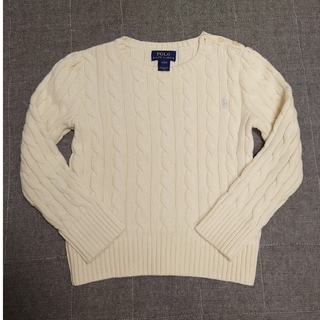 ポロラルフローレン(POLO RALPH LAUREN)のラルフローレン POLO RALPH LAUREN　セーター　115　アイボリー(ニット)