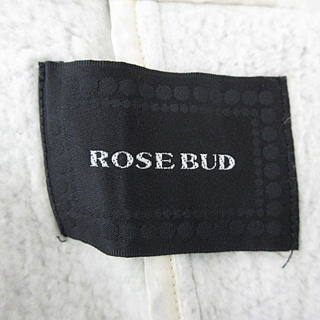 ROSE BUD(ローズバッド)のローズバッド ジャケット フード 長袖 ロング 裏起毛 コットン F グレー レディースのジャケット/アウター(その他)の商品写真