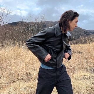 STRONG 001 LEATHER SHORT JACKETの通販|ラクマ