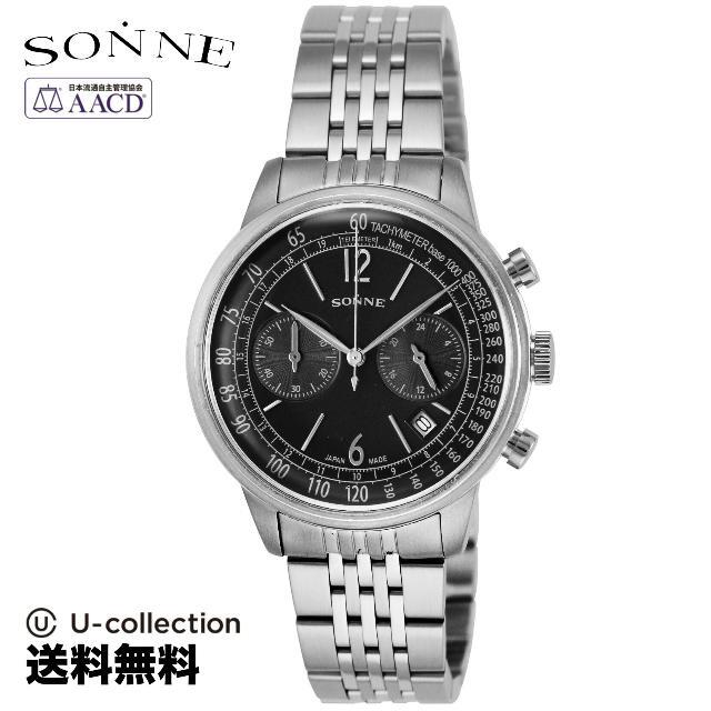 ゾンネ HISTRICAL COLLECTION Register 50's 腕時計 SO-HI002BK  1年保証