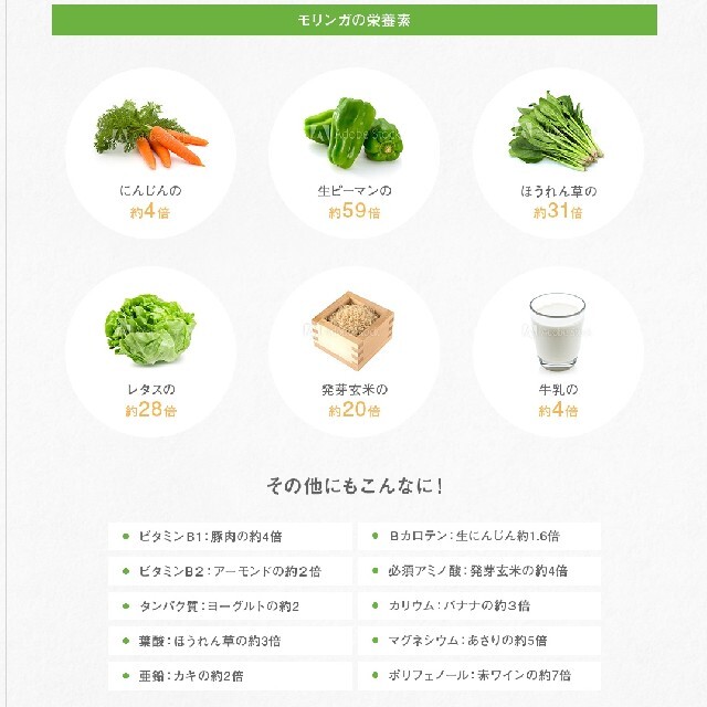 【子供達の英語教育に役立つ】モリンガパウダー 食品/飲料/酒の健康食品(ビタミン)の商品写真