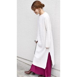 シップス(SHIPS)のシップス HAMILTON LAMBSWOOL ニットワンピース(ロングワンピース/マキシワンピース)