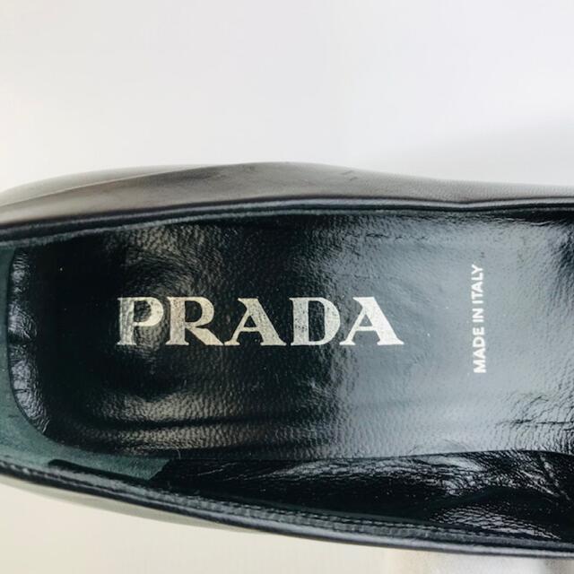 PRADA(プラダ)のPRADA★レザー スクエアトゥパンプス (36 1/2) レディースの靴/シューズ(ハイヒール/パンプス)の商品写真