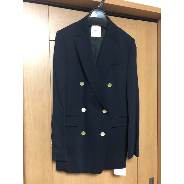 ebure エブール ライト ドライウール 6釦ダブル ジャケット