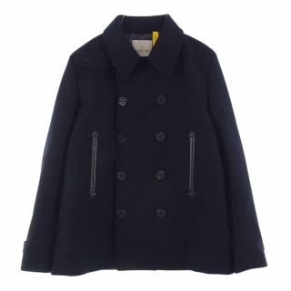 モンクレール(MONCLER)のMONCLER モンクレール ピーコート GENIUS × FRAGMENT フラグメント 21AW TOLIMAN 2 Pコート ダークネイビー系 2【極上美品】【中古】(その他)