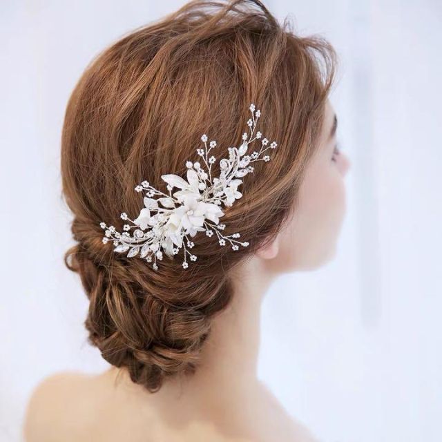 新入荷ヘアアクセサリー！セラミック ウェディング 結婚式 前撮り3/5