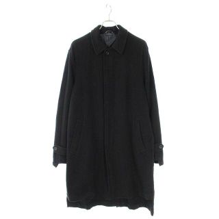 ブラックコムデギャルソン(BLACK COMME des GARCONS)のブラックコムデギャルソン 1D-C001 AD2019製品染めウールステンカラーコート メンズ L(その他)