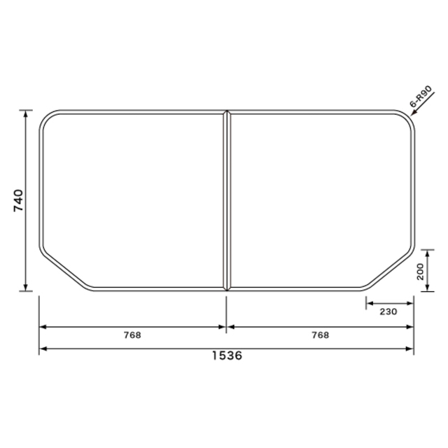 新品未使用】Panasonic パナソニック お風呂の蓋 740✕1536mm 新品未使用】Panasonic パナソニック お風呂の蓋 740✕1536mm