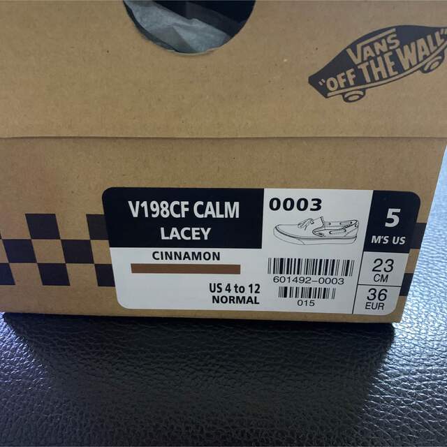 VANS バンズ スリッポン V198CF SUEDE LACEY BEIGE