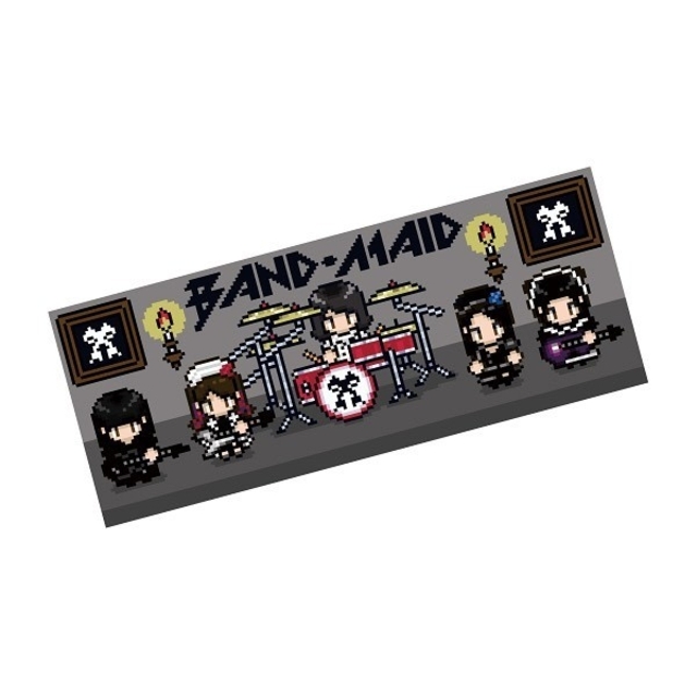 BAND-MAID グッズ ピクセルアートタオル