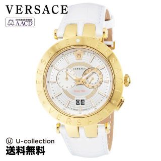 ヴェルサーチ(VERSACE)のヴェルサーチェ Ｖ−ＲＡＣＥ　ＤＵＡＬ　ＴＩＭＥ 腕時計 VS-VEBV00319  2年(腕時計(アナログ))