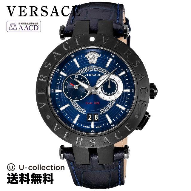 VERSACE - ヴェルサーチェ Ｖ－ＲＡＣＥ　ＤＵＡＬ　ＴＩＭＥ 腕時計 VS-VEBV00419  2年