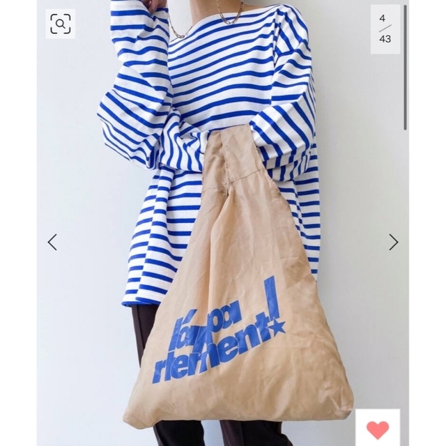 L'Appartement DEUXIEME CLASSE(アパルトモンドゥーズィエムクラス)のL'Appartement Nylon Eco Bag レディースのバッグ(エコバッグ)の商品写真