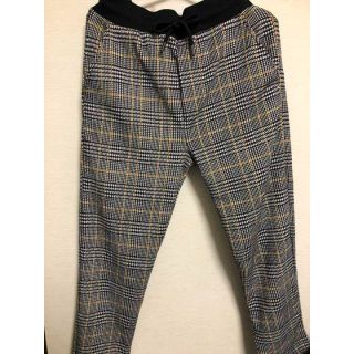 チェック パンツ 新品(サルエルパンツ)