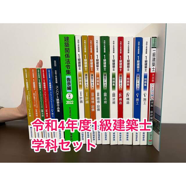 令和4年(2022年)一級建築士　テキスト問題集等　総合資格