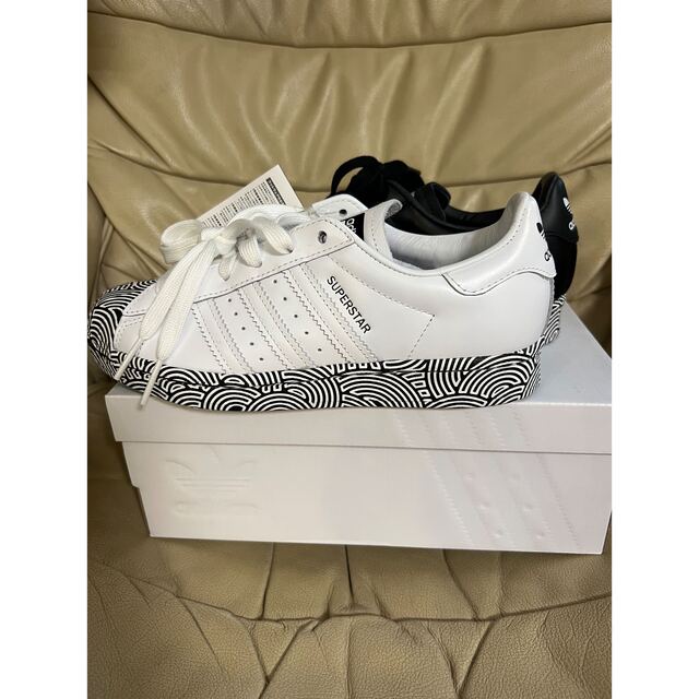 adidas スーパースター 白黒 size23.0 未使用品 adidas スーパースター 白黒 size23.0 未使用品
