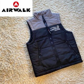 エアウォーク(AIRWALK)の【美品】エアウォーク　中綿ポリエステル　ダウン　ベスト　ジャケット　スケーター(ジャケット/上着)