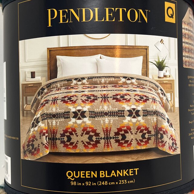 PENDLETON - ペンドルトン シェルパ ブランケット 毛布 クイーン ...