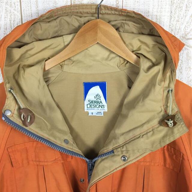 MENs S シエラデザイン 1980s 60/40 クラシック マウンテン パーカー 60/40 Classic Mountain Parka  8本木タグ ロクヨン クロス ビンテージ 入手困難 SIERRA DESIGNS オレンジ系