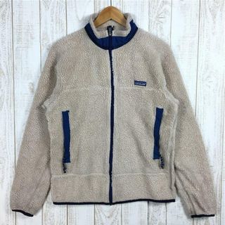 パタゴニア(patagonia)のMENs M  パタゴニア 1996 レトロ エックス ジャケット RETRO-X JACKET セカンドモデル ナチュラル×ストームブルー アメリカ製 生産終了モデル 入手困難 PATAGONIA 23053 Natural / Storm Blue アイボリー系(その他)