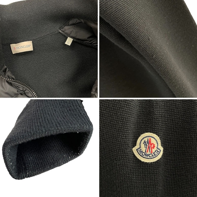 モンクレール MONCLER ニット切り替えダウンジャケット その他ア 4