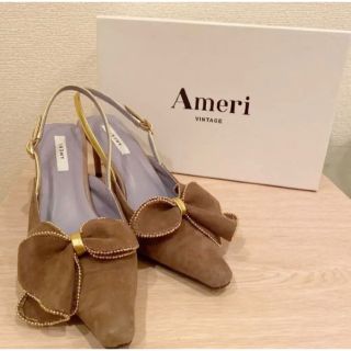 アメリヴィンテージ(Ameri VINTAGE)の最終sale!  ameri vintage RIBBON CHAIN MULE(ミュール)