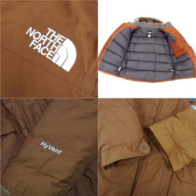 ザノースフェイス THE NORTH FACE ジャケット マクマードパーカ ダウンジャケット 襟フェイクファー アウター メンズ M ブラウン