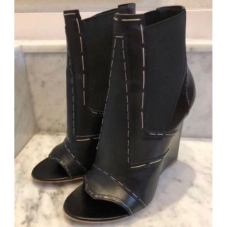 バレンシアガ(Balenciaga)のバレンシアガ Balenciaga オープントゥーショートブーツ 35(ブーツ)