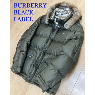 BURBERRY BLACK LABEL - 【上質素材・美品】三陽商会 バーバリーブラックレーベル　ダウンコート