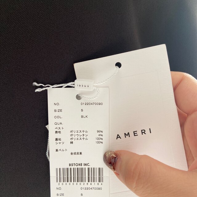AMERI PEPLUM JACKET WITH PUFF BLOUSE - シャツ/ブラウス(長袖/七分)