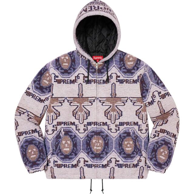 お得セット Hooded Woven Supreme - Supreme Jacket Lilac Dusty