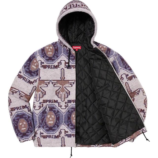 Supreme Woven Hooded Jacket Dusty Lilac