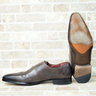マグナーニ オパンカ ダブルモンクストラップ ドレスシューズ 40