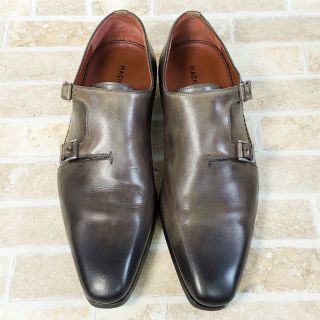 マグナーニ オパンカ ダブルモンクストラップ ドレスシューズ 40