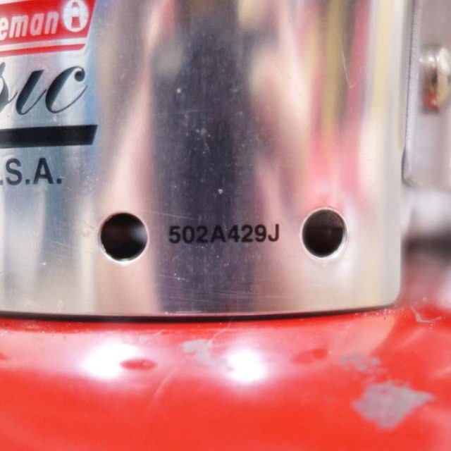 コールマン Coleman スポーツスター ストーブ 502A 95年 赤 コールマン Coleman スポーツスター ストーブ 502A 95年 赤