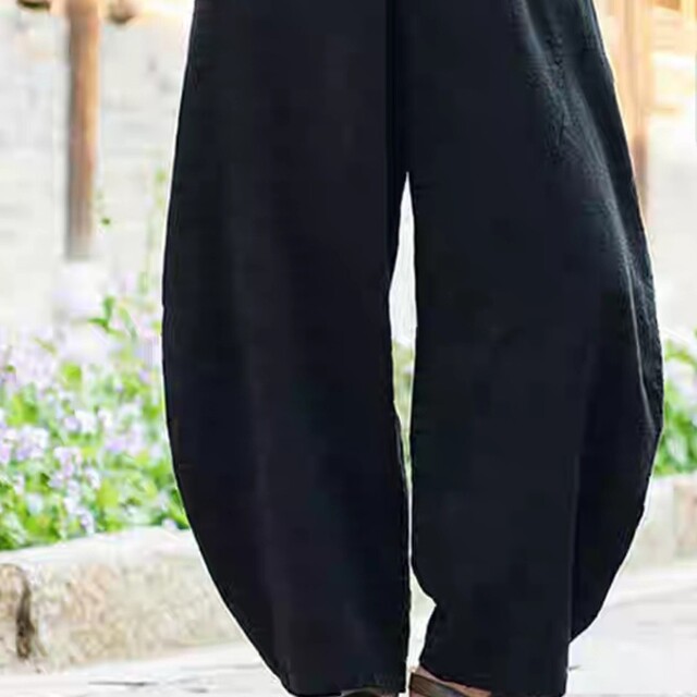 新品 2XL サイズ 黒 サルエルパンツ メンズ レディース アパレル 男女兼用 メンズのパンツ(サルエルパンツ)の商品写真