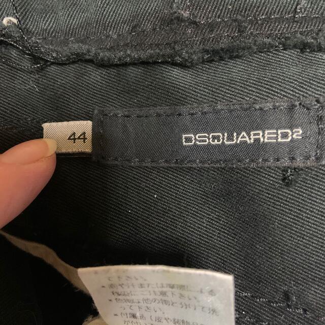 DSQUARED2(ディースクエアード)のDSQUARED2 パンツ  中古　美品　デニムとレザーデザイン メンズのパンツ(デニム/ジーンズ)の商品写真