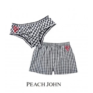 ピーチジョン(PEACH JOHN)の【新品未使用】PEACH JOHN お揃いパンツ ギンガムチェック(ショーツ)