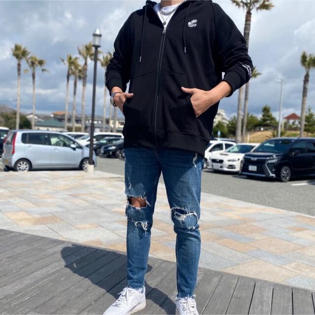 STANDARD CALIFORNIA(スタンダードカリフォルニア)の西海岸系⭐︎LUSSO SURF ビッグロゴパーカー　Lサイズ☆RVCA メンズのトップス(パーカー)の商品写真