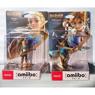 任天堂 - リンク ゼルダ姫 amiibo セット ゼルダの伝説 ブレスオブザ