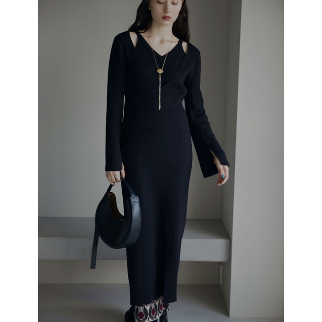 Ameri VINTAGE(アメリヴィンテージ)のゆき様専用Ameri vintage 大人気KNIT DRESS👗 レディースのワンピース(ロングワンピース/マキシワンピース)の商品写真