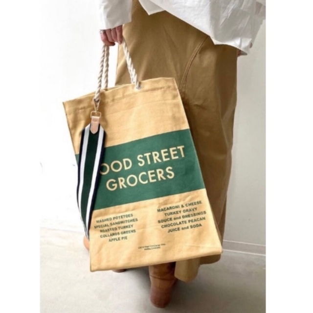 L'Appartement DEUXIEME CLASSE(アパルトモンドゥーズィエムクラス)のアパルトモン　グッドグリーフ  GOOD STREET GROCERS  レディースのバッグ(トートバッグ)の商品写真