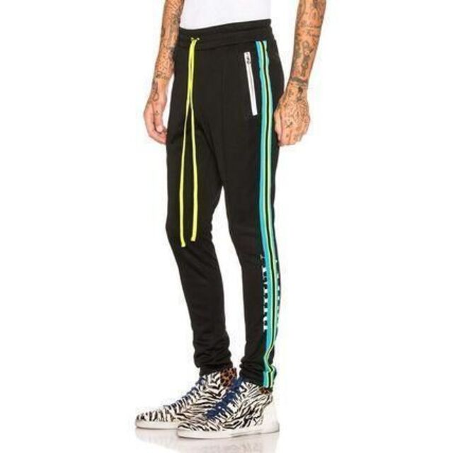 AMIRI(アミリ)のAMIRI Skinny Track Pant パンツ ジャージ レザー デニム メンズのパンツ(デニム/ジーンズ)の商品写真