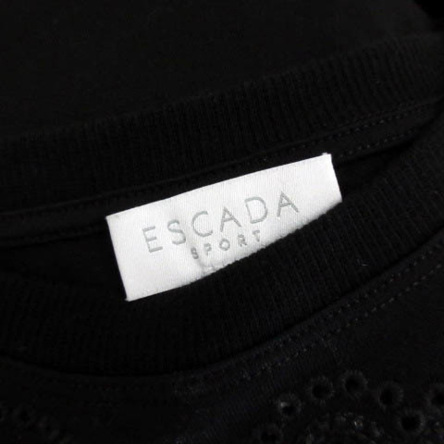 ESCADA(エスカーダ)のエスカーダ SPORT Tシャツ カットソー フレンチスリーブ 黒 M レディースのトップス(その他)の商品写真