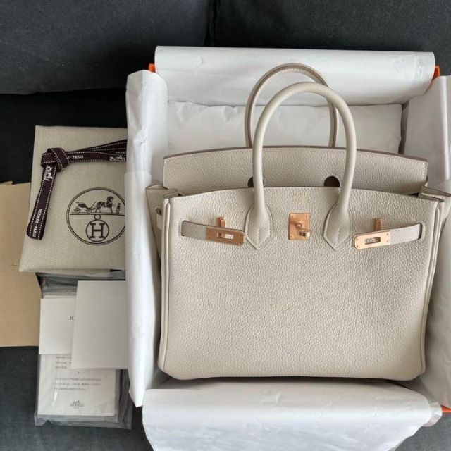 美品 HERMES エルメスバーキン35 トゴ ヴァーミリオン