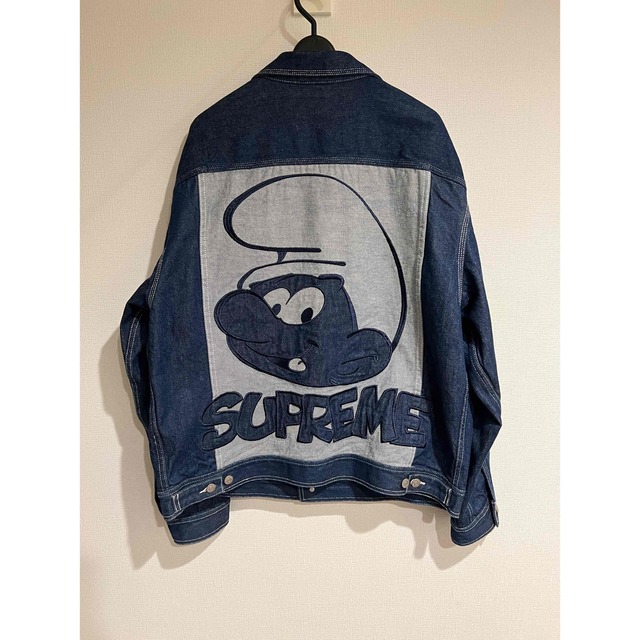 Supreme(シュプリーム)のSupreme / Smurfs™ Denim Trucker Jacket メンズのジャケット/アウター(Gジャン/デニムジャケット)の商品写真